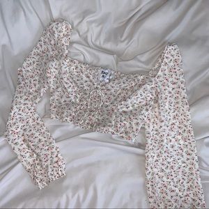 Princess Polly floral cottagecore crop top